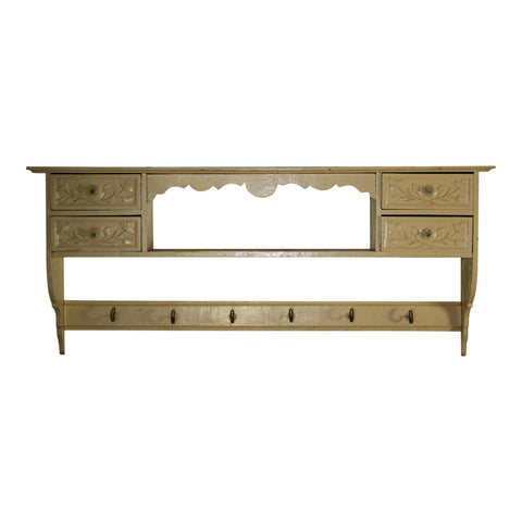 Shelf with Hanging Rack
