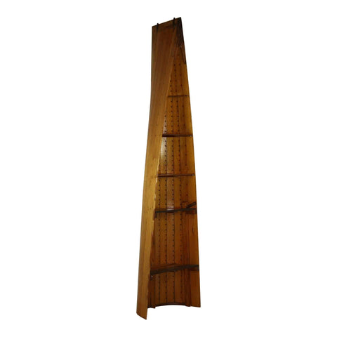 Wood Canoe Bookshelf