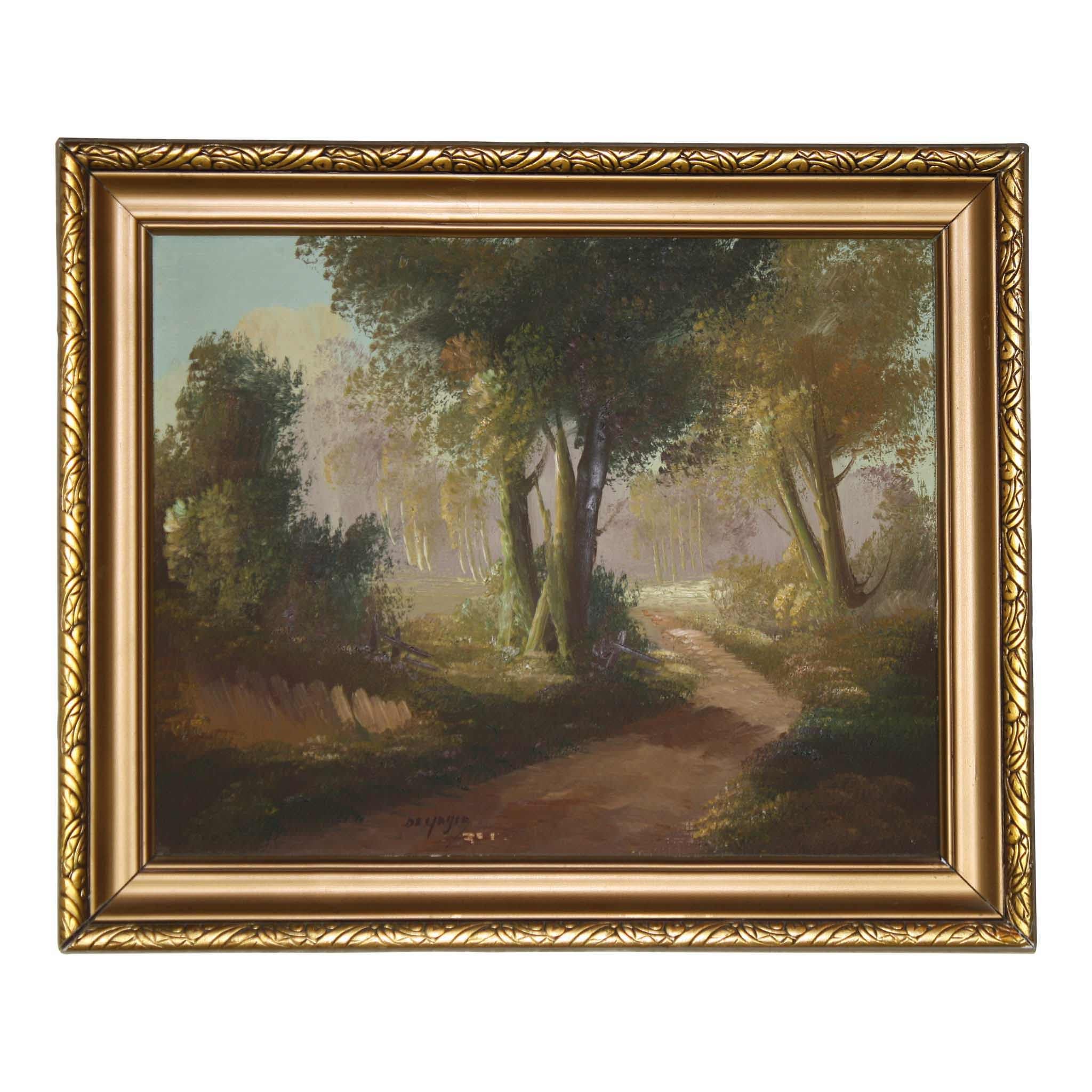 Forest Path Painting