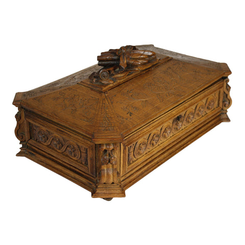 Carved Cigar Box