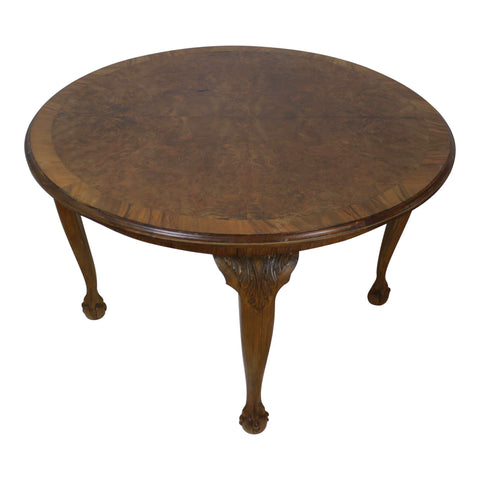 French Walnut Lamp Table