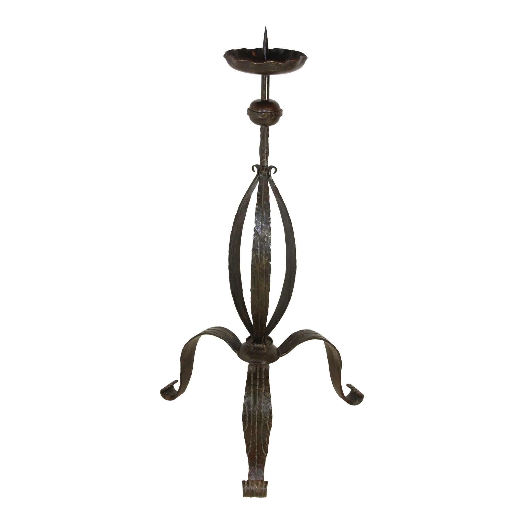Large Iron Candlestand 4' in Height