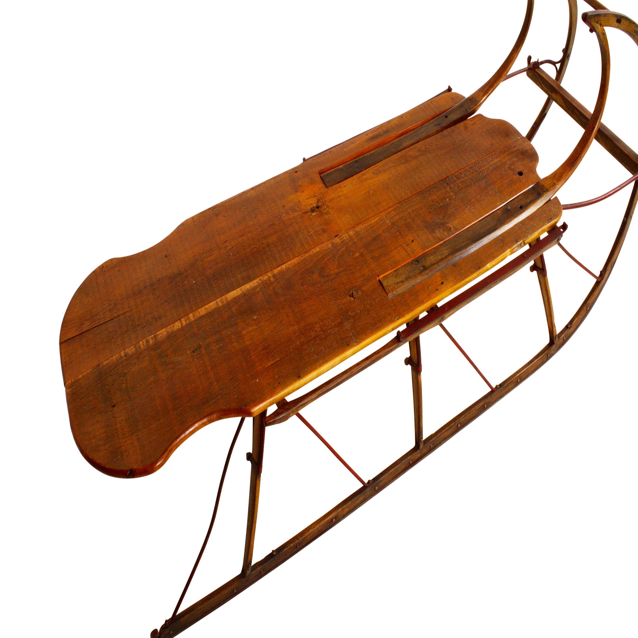 ski-country-antiques - Long Sleigh Coffee Table