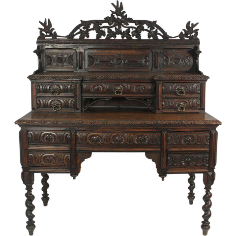 Carved French Desk