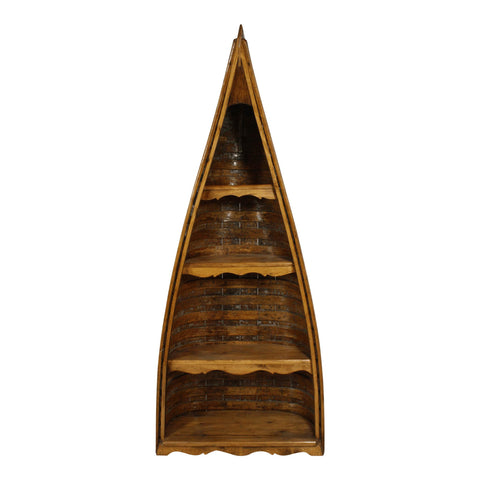Canoe Bookshelf w/ 4 Shelves