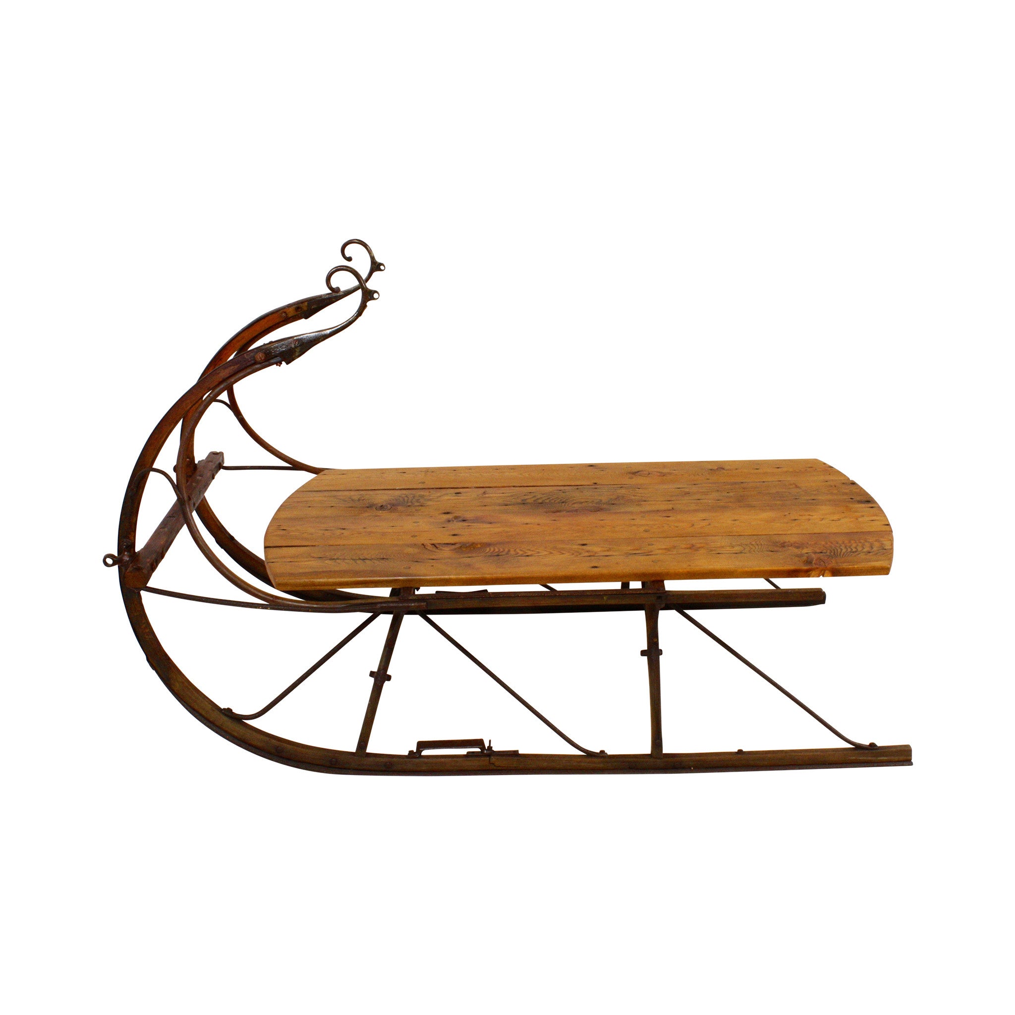 ski-country-antiques - Sleigh Table