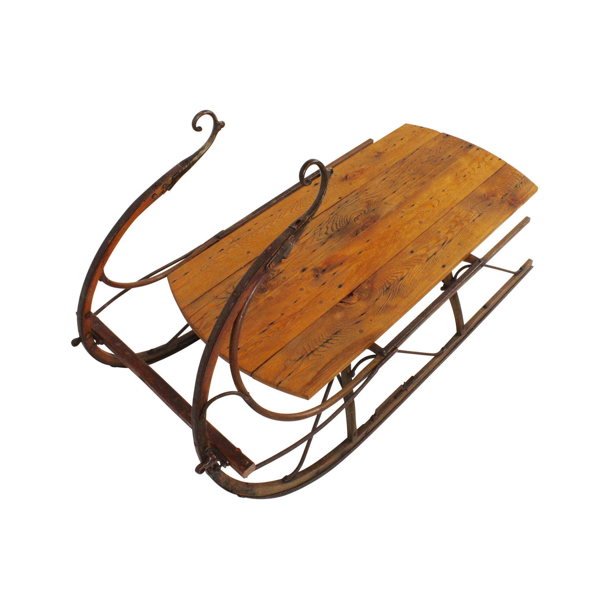 ski-country-antiques - Sleigh Table