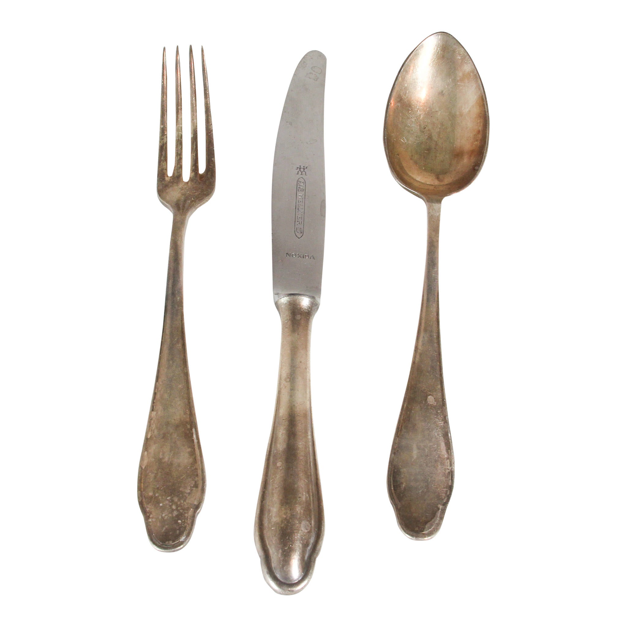 Wellner German Silverware Ski Country Antiques Home